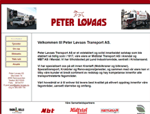 Tablet Screenshot of peter-lovaas.no